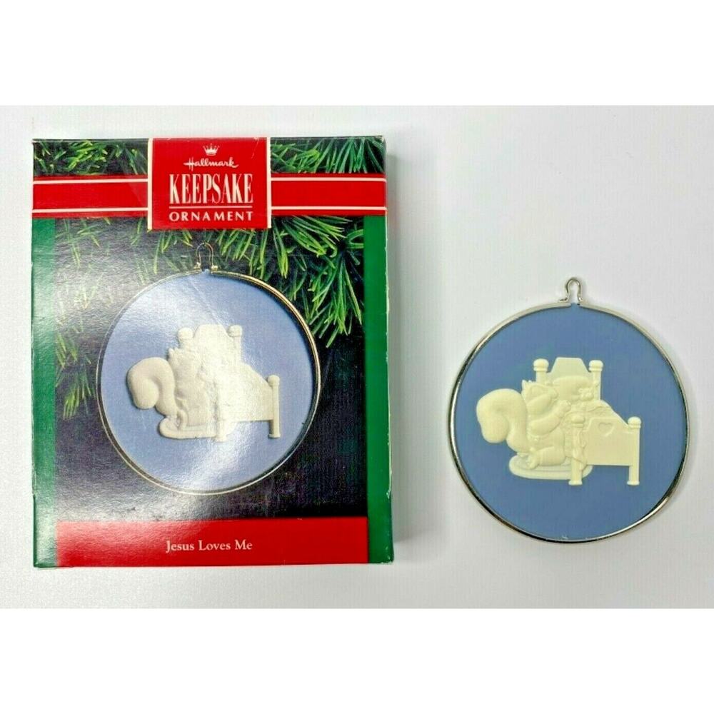 1991‎ Hallmark Jesus Loves Me Ornament U37